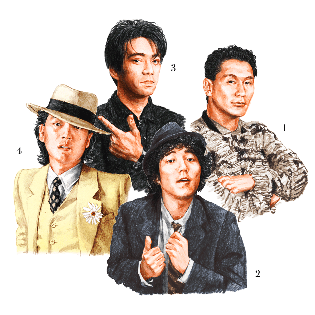 1980s｜北野武、佐野元春、坂本龍一、澤田研二